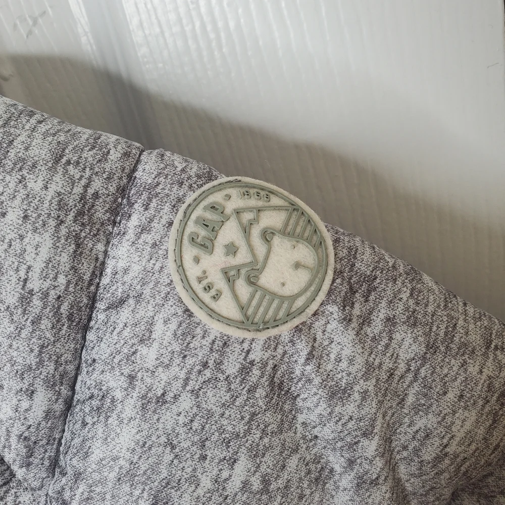 Baby Gap Puffer Snowsuit Fleece Water Resistant Warm Kidcore Gray Infant